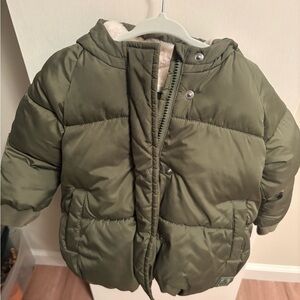 GAP Kids Forest Green Puffer Jacket